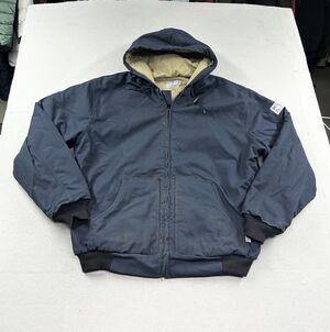 Tyndale Men's Heavyweight Active FR Jacket K675T Navy Blue 2x Reg